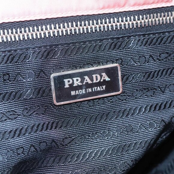 PRADA Shoulder Bag Nylon Pink Auth 107515 - Picture 10 of 16